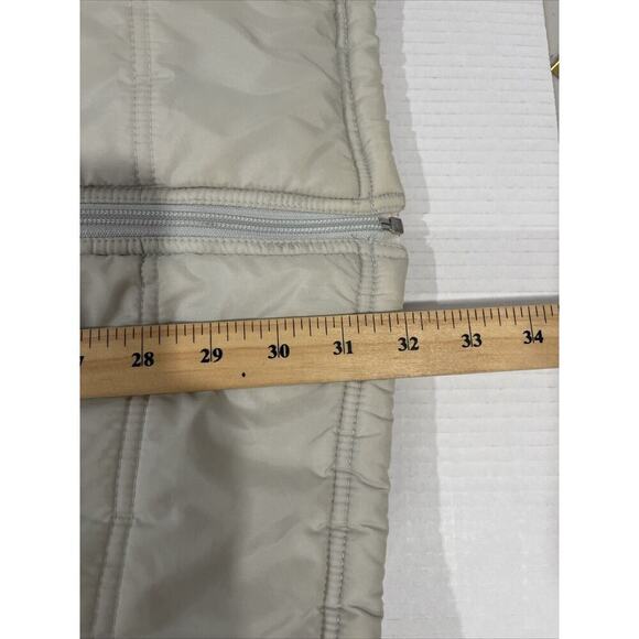 Fila Puffer Jacket XXL Zip Pocket Color Block Street Wear Tennis Euro Red Blue - Picture 12 of 15